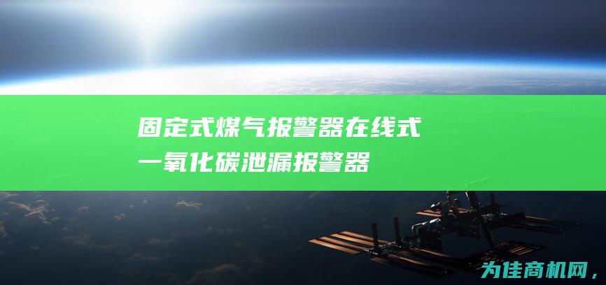 固定式煤气报警器 在线式一氧化碳泄漏报警器