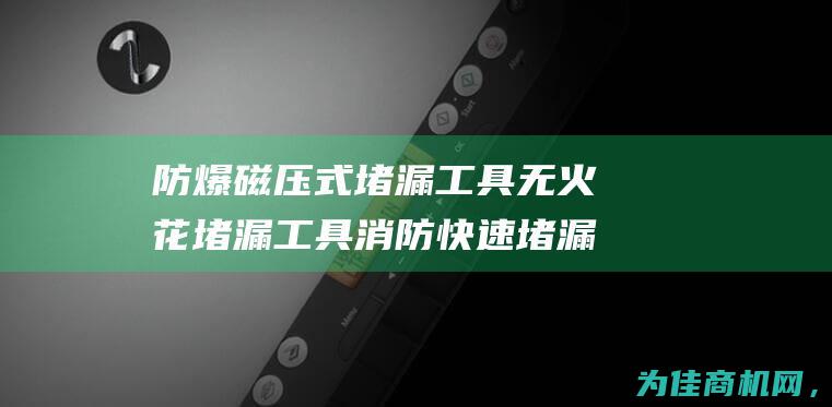 防爆磁压式堵漏工具 无火花堵漏工具 消防快速堵漏工具 应急抢险 (防爆磁压式堵漏工具)