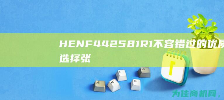 HENF442581R1 不容错过的优质选择 张力放大器产品详情 O3EC 高品质ABB