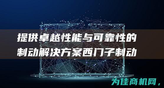 提供卓越性能与可靠性的制动解决方案 西门子制动单元6SE7028 (提供卓越性能服务)