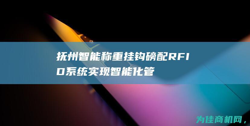 抚州智能称重挂钩磅配RFID系统 实现智能化管理 提升称重效率 (抚州智能称重机厂家)