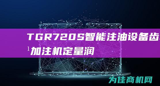 TGR720S智能注油设备齿轮油加注机定量润滑油加油机自动机油液压油加油泵