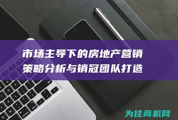 市场主导下的房地产营销策略分析与销冠团队打造 (市场主导下的乡村产业振兴是什么)