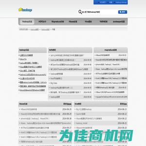 hadoop实战教程-hadoop安装配置实战教程-大数据hadoop生态圈hdfs,mapreduce,hbase,hive,yarn等教程汇总