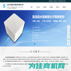 沸石分子筛_蜂窝分子筛-山东众智发环境科技有限公司